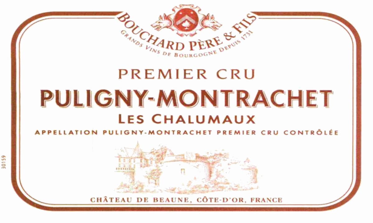 Bouchard Pere & Fils Puligny-Montrachet Les Chalumeaux Premier Cru 2013 Front Label