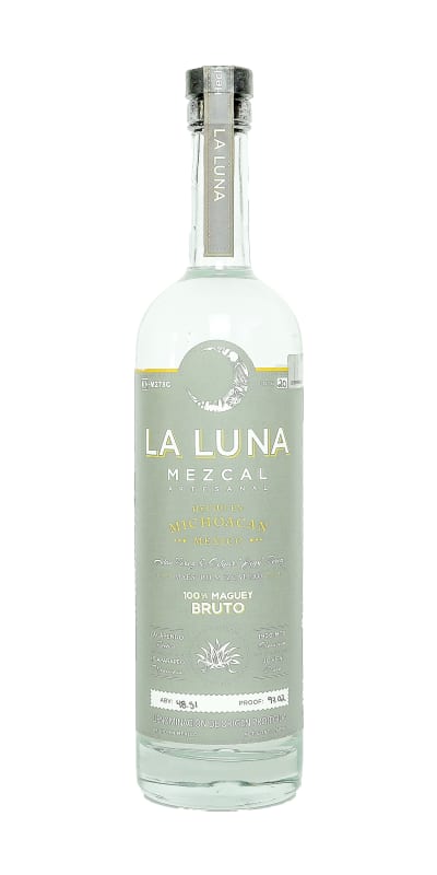 La Luna Bruto Mezcal Front Bottle Shot
