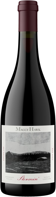 Maggy Hawk Stormin' Pinot Noir 2017 Front Bottle Shot