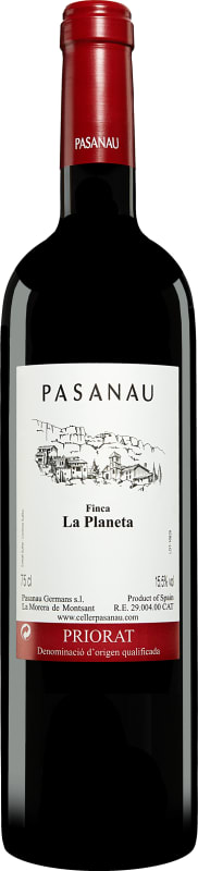Celler Pasanau Priorat Finca La Planeta 2015 Front Bottle Shot