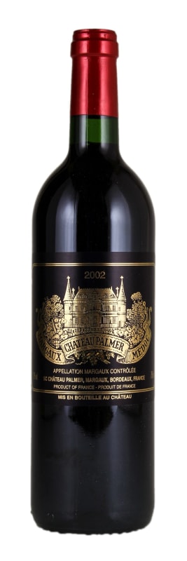 Chateau Palmer 2002 Front Bottle Shot