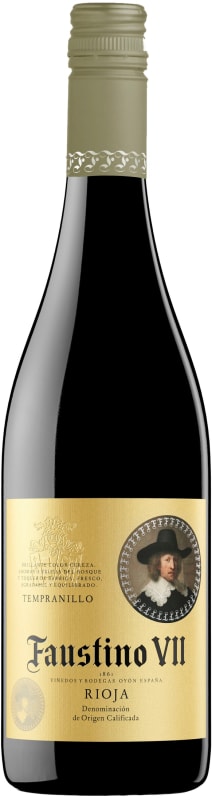 Faustino VII Tempranillo 2018 Front Bottle Shot