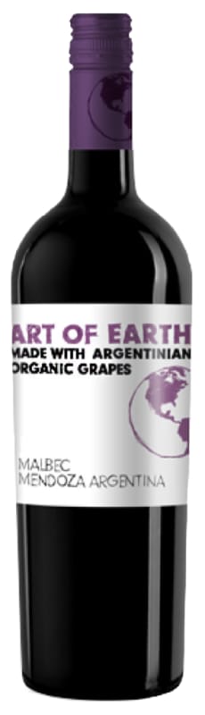 Art of Earth Organic Malbec 2021 Front Bottle Shot