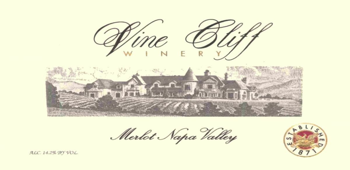 Vine Cliff Merlot 2004 Front Label
