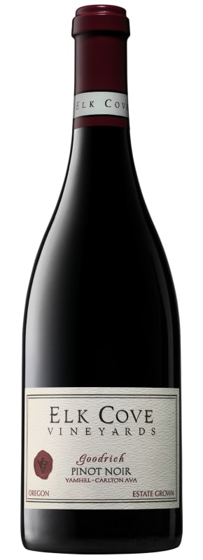Elk Cove Goodrich Vineyard Pinot Noir 2017 Front Bottle Shot