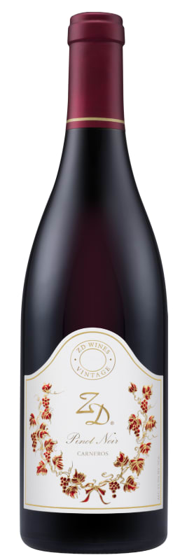 ZD Wines Pinot Noir 2016 Front Bottle Shot