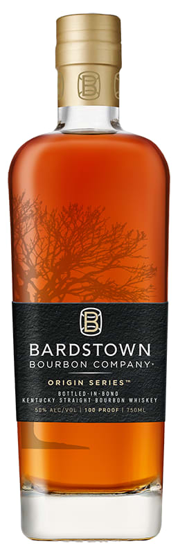 Bardstown Origins Bottled in Bond Bourbon Whiskey Front Bottle Shot