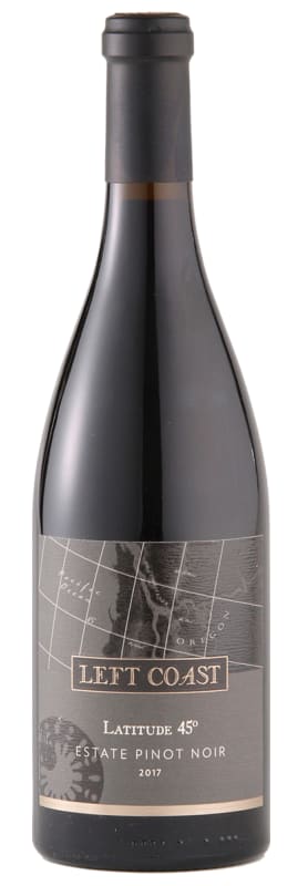Left Coast Cellars Latitude 45 Pinot Noir 2017 Front Bottle Shot