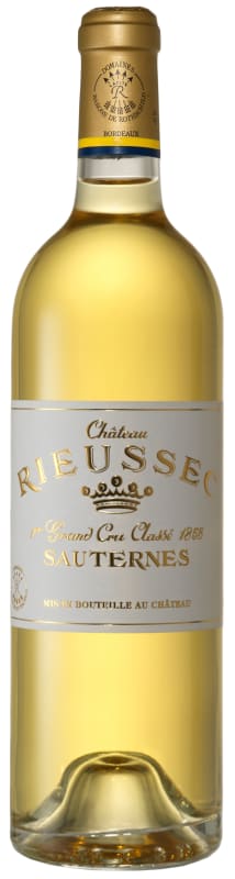 Chateau Rieussec Sauternes 2000 Front Bottle Shot