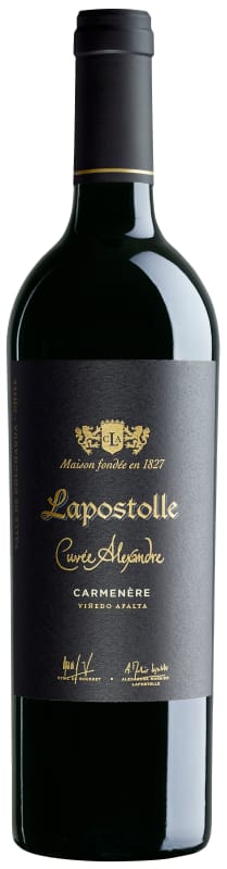 Lapostolle Cuvee Alexandre Carmenere 2024 Front Bottle Shot
