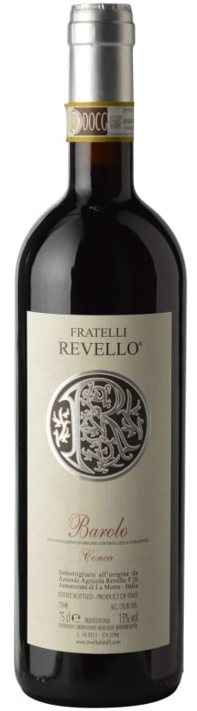 Fratelli Revello Barolo Conca 2016 Front Bottle Shot