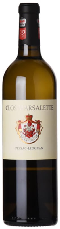 Chateau Clos Marsalette Blanc 2016 Front Bottle Shot