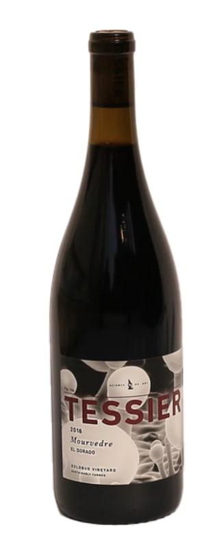 Tessier Gold Bud Vineyard Mourvedre 2018 Front Bottle Shot