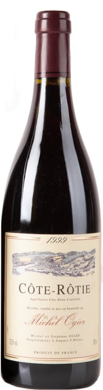 Stephane Ogier Cote Rotie 1999 Front Bottle Shot