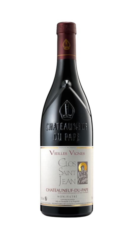 Clos Saint Jean Chateauneuf-Du-Pape Vieilles Vignes 2017 Front Bottle Shot