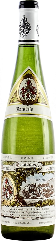 Maximin Grunhaus Abtsberg Riesling Auslese 2013 Front Bottle Shot