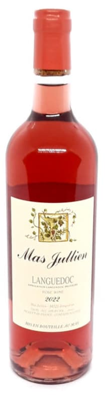 Mas Jullien Languedoc Rose 2022 Front Bottle Shot