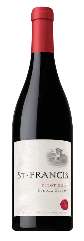 St. Francis Sonoma County Pinot Noir 2015 Front Bottle Shot