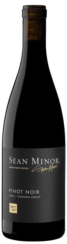 Sean Minor Sonoma Coast Pinot Noir 2022 Front Bottle Shot