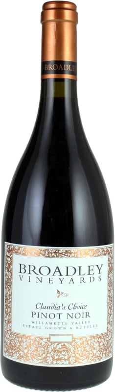Broadley Claudia's Choice Pinot Noir 2016 Front Bottle Shot