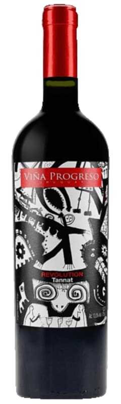 Vina Progreso Revolution Tannat 2022 Front Bottle Shot