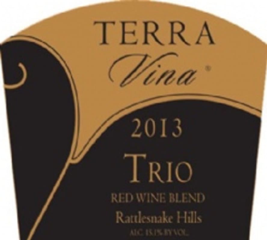 Terra Vina Trio Red 2013 Front Label