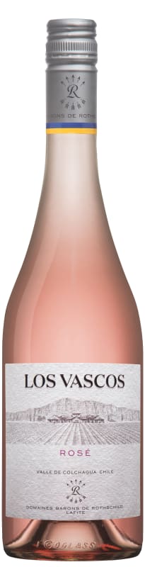 Los Vascos Rose 2021 Front Bottle Shot