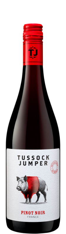 Tussock Jumper Pinot Noir 2017 Front Bottle Shot