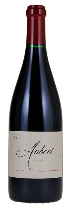 Aubert UV-SL Vineyard Pinot Noir 2018 Front Bottle Shot
