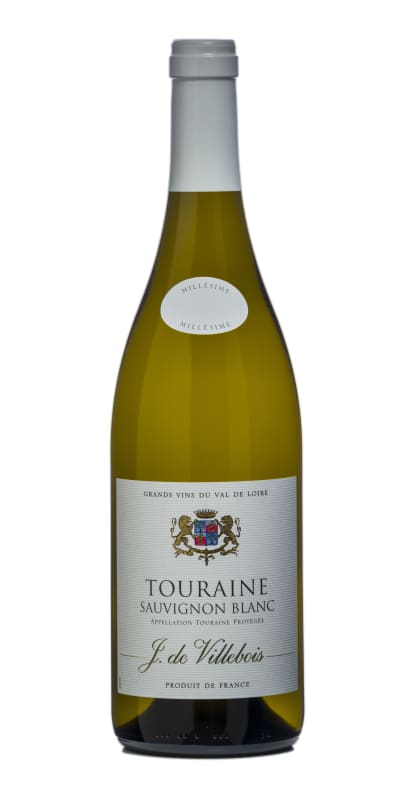 J. de Villebois Touraine Sauvignon Blanc 2018 Front Bottle Shot