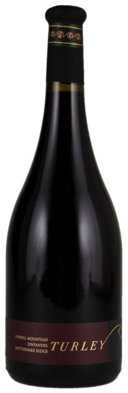 Turley Rattlesnake Ridge Zinfandel 2013 Front Bottle Shot