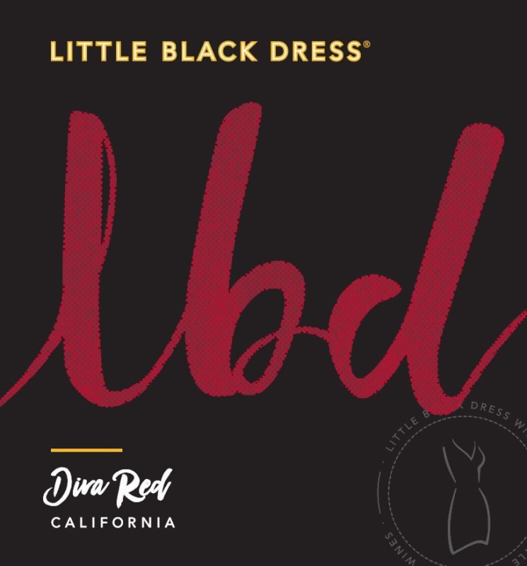 Little Black Dress Diva Red 2016 Front Label