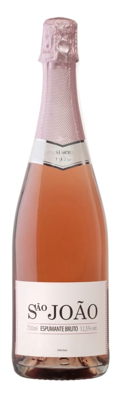 Caves Sao Joao Rose Bruto 2021 Front Bottle Shot