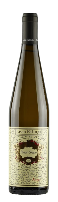 Livio Felluga Pinot Grigio 2018 Front Bottle Shot
