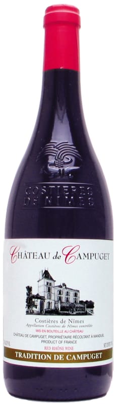 Chateau de Campuget Tradition Red Blend 2009 Front Bottle Shot