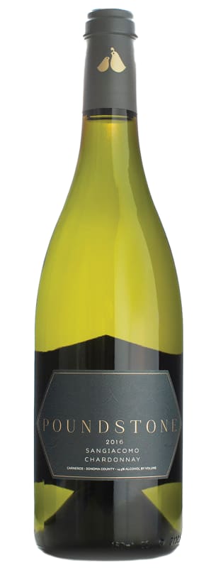 Poundstone Sangiacomo Vineyard Chardonnay 2016 Front Bottle Shot