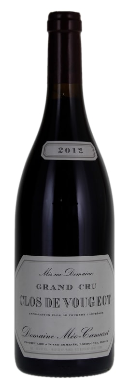 Domaine Meo-Camuzet Clos de Vougeot Grand Cru 2012 Front Bottle Shot