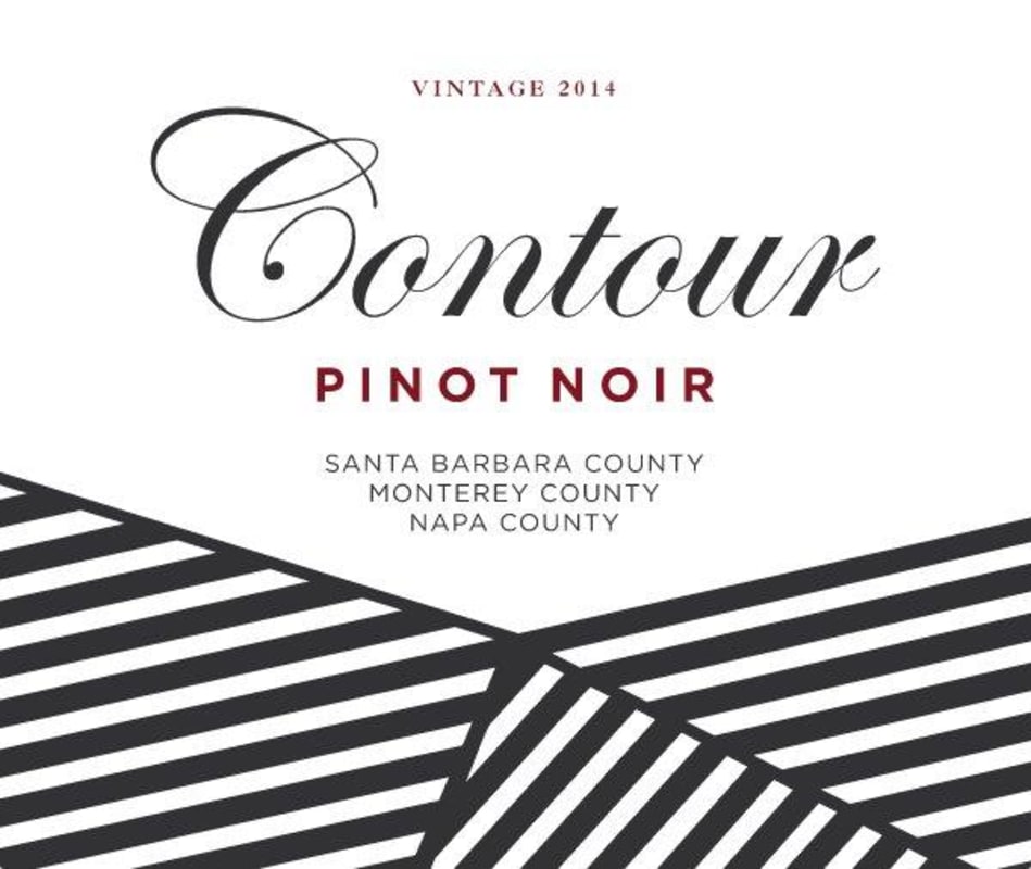 Contour Pinot Noir 2014 Front Label
