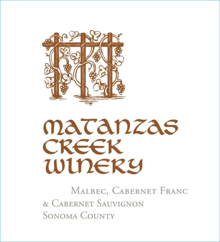 Matanzas Creek Malbec Cabernet Franc Cabernet Sauvignon 2014 Front Label