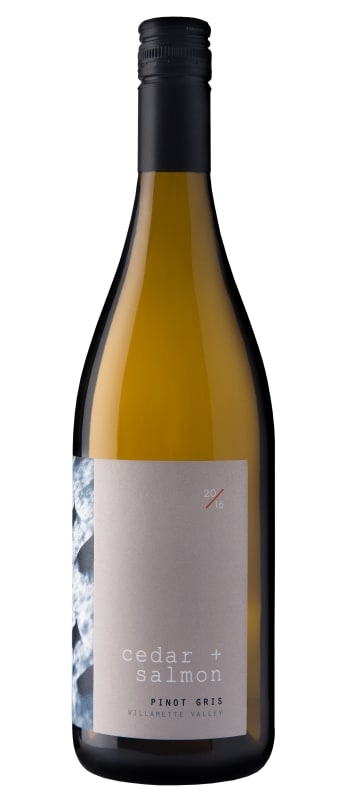 Cedar + Salmon Willamette Valley Pinot Gris 2016 Front Bottle Shot