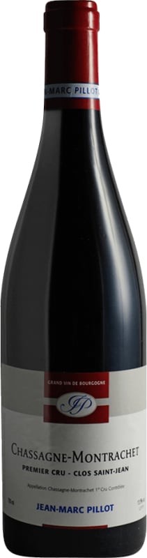 Domaine Jean-Marc Pillot Chassagne-Montrachet Clos St-Jean Premier Cru Rouge 2020 Front Bottle Shot