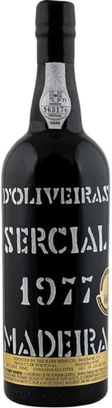 D'Oliveira Sercial Madeira 1977 Front Bottle Shot
