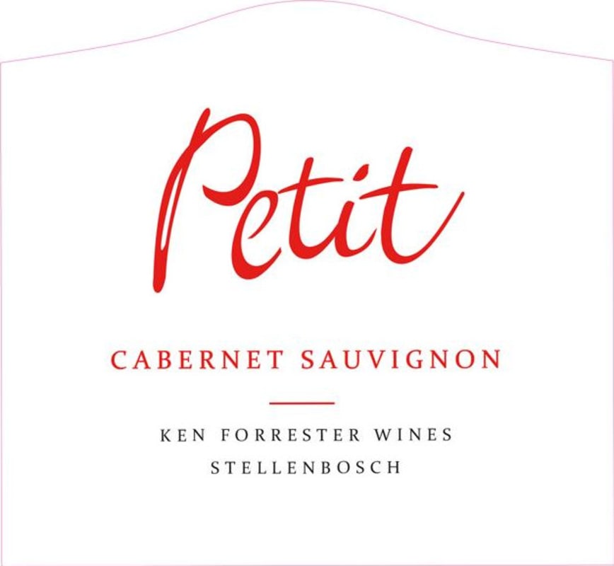 Ken Forrester Petit Cabernet Sauvignon 2015 Front Label