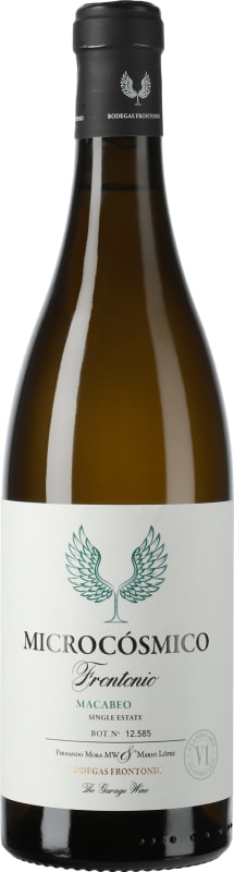 Bodegas Frontonio Macabeo Microcosmico 2024 Front Bottle Shot