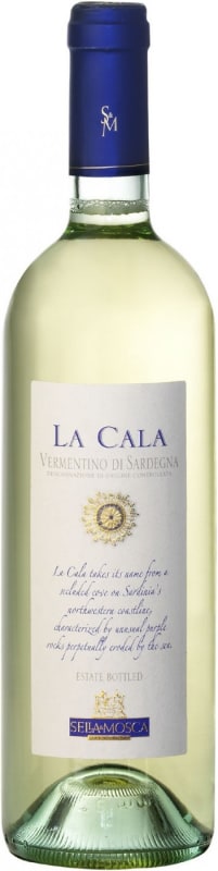 Sella & Mosca La Cala Vermentino 2018 Front Bottle Shot