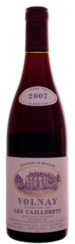 Chandon de Briailles Volnay Premier Cru Les Caillerets 2007 Front Bottle Shot