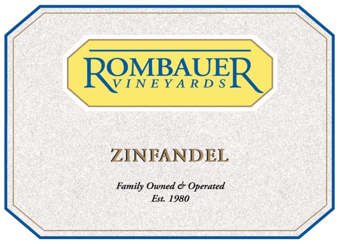 Rombauer California Zinfandel (375ML half-bottle) 2020 Front Label