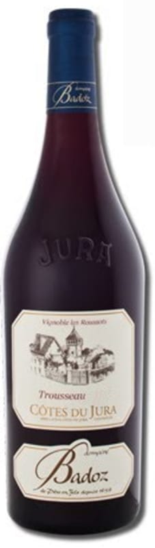 Badoz Cotes du Jura Trousseau 2017 Front Bottle Shot