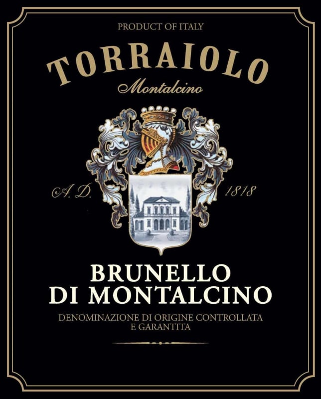 Torraiolo Brunello di Montalcino 2012 Front Label