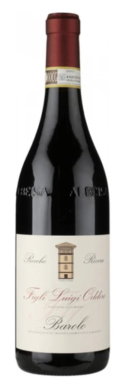 Figli Luigi Oddero Barolo Rocche Rivera 2013 Front Bottle Shot